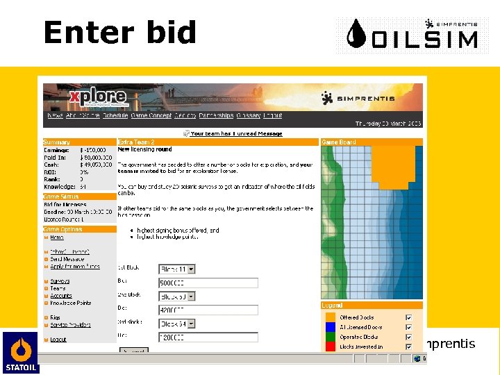Enter bid Jens Petur Bærentsen Marcos Monteferrante Simprentis 