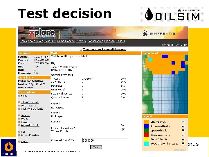 Test decision Jens Petur Bærentsen Marcos Monteferrante Simprentis 