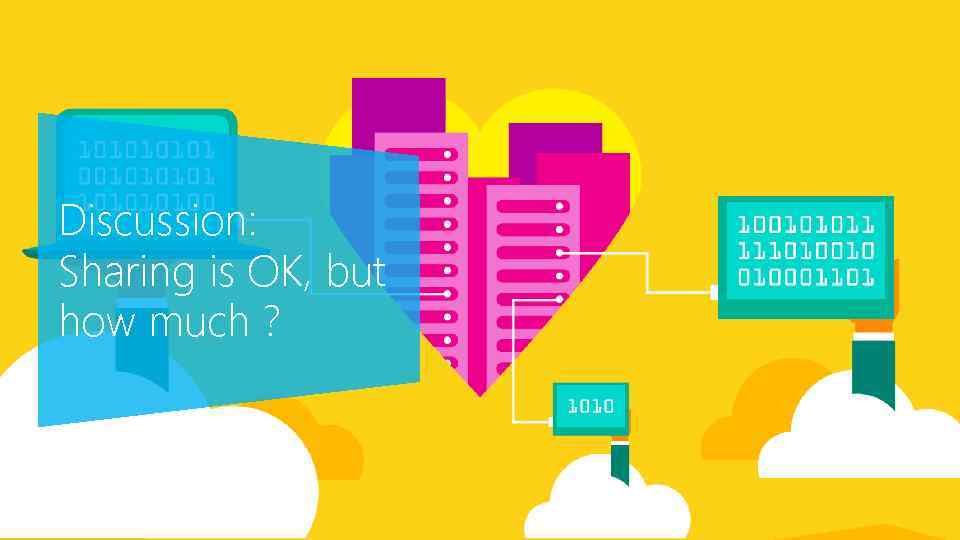 Discussion: Sharing is OK, but how much ? 