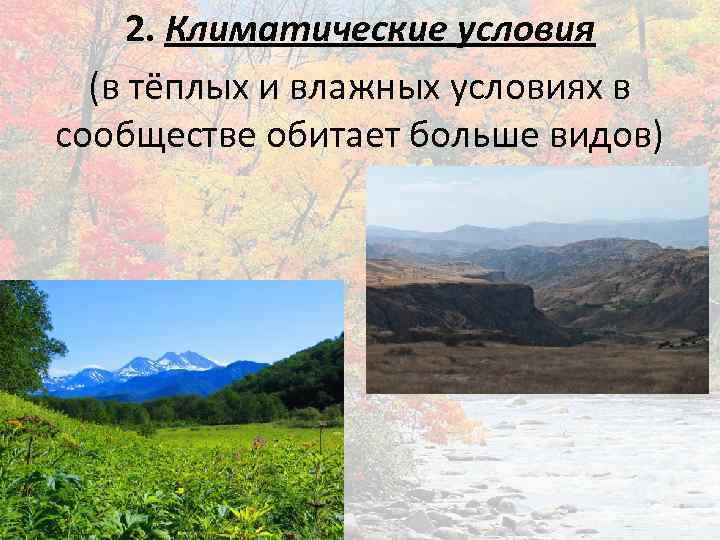 Ландшафтно климатические условия