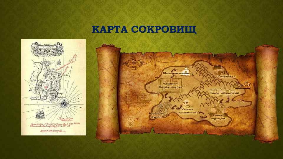 Стивенсон карта сокровищ