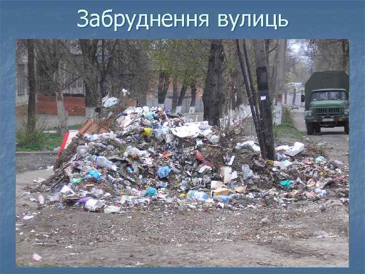 Забруднення вулиць 