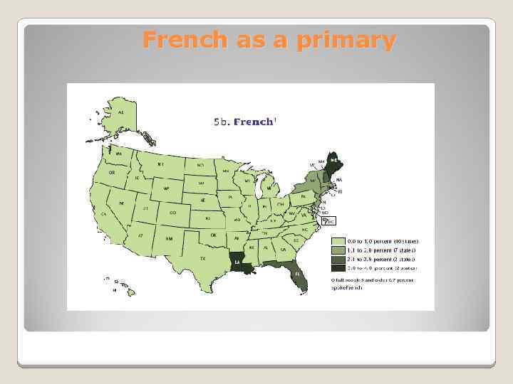 French as a primary 
