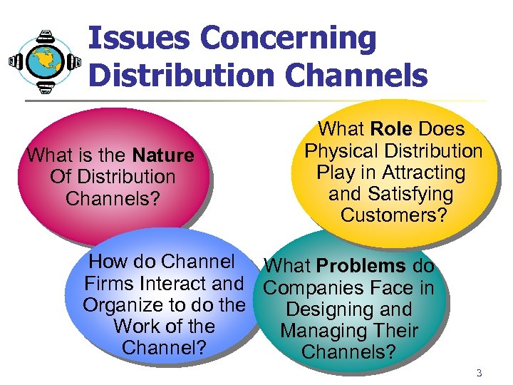 Issues Concerning Distribution Channels What is the Nature Of Distribution Channels? What Role Does