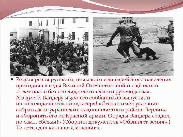  Редкая резня русского, польского или еврейского населения проходила в годы Великой Отечественной и