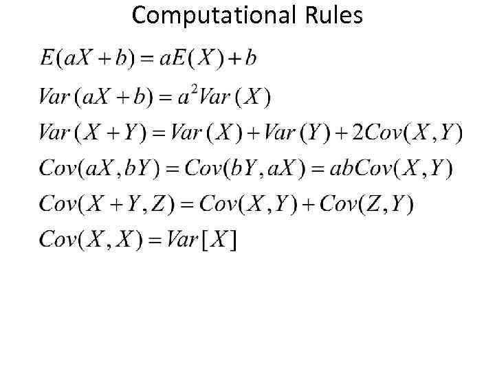 Computational Rules 