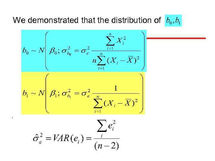 We demonstrated that the distribution of . 