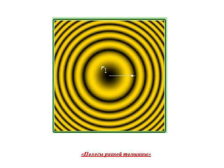  «Полосы равной толщины» 