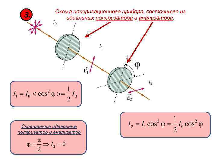 Начертите схему установки для проверки закона малюса опишите как вы провели эту проверку