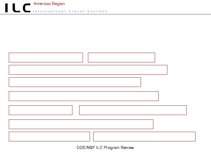 Americas Region DOE/NSF ILC Program Review 