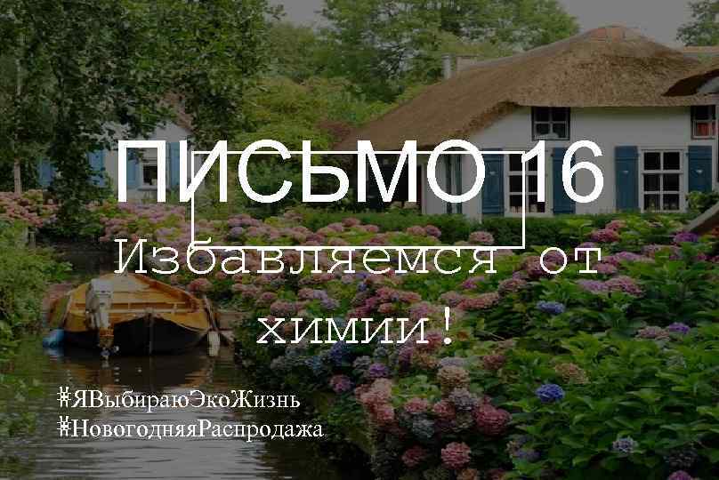 ПИСЬМО 16 Избавляемся от химии! #ЯВыбираю. Эко. Жизнь #Новогодняя. Распродажа 