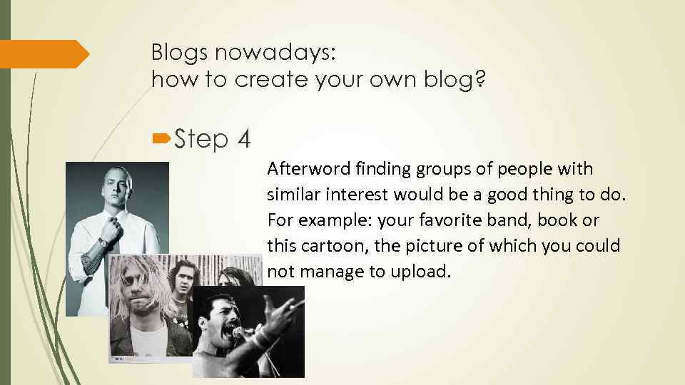 Blogs nowadays: how to create your own blog? Step 4 Afterword finding groups of