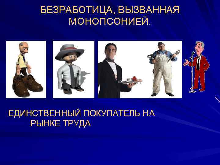 БЕЗРАБОТИЦА, ВЫЗВАННАЯ МОНОПСОНИЕЙ. ЕДИНСТВЕННЫЙ ПОКУПАТЕЛЬ НА РЫНКЕ ТРУДА 
