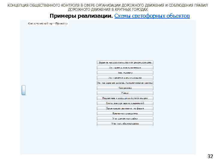 КОНЦЕПЦИЯ ОБЩЕСТВЕННОГО КОНТРОЛЯ В СФЕРЕ ОРГАНИЗАЦИИ ДОРОЖНОГО ДВИЖЕНИЯ И СОБЛЮДЕНИЯ ПРАВИЛ ДОРОЖНОГО ДВИЖЕНИЯ В