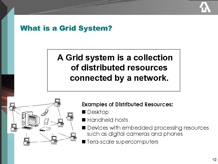 What is a Grid System? A Grid system is a collection of distributed resources