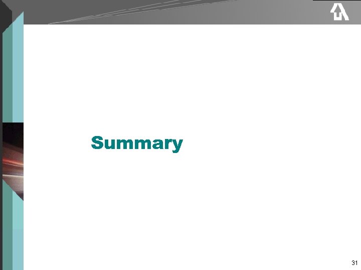 Summary 31 