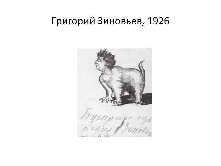 Григорий Зиновьев, 1926 