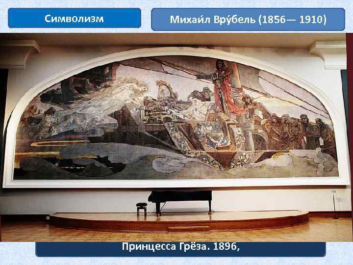 Символизм Михаи л Вру бель (1856— 1910) Принцесса Грёза. 1896, 
