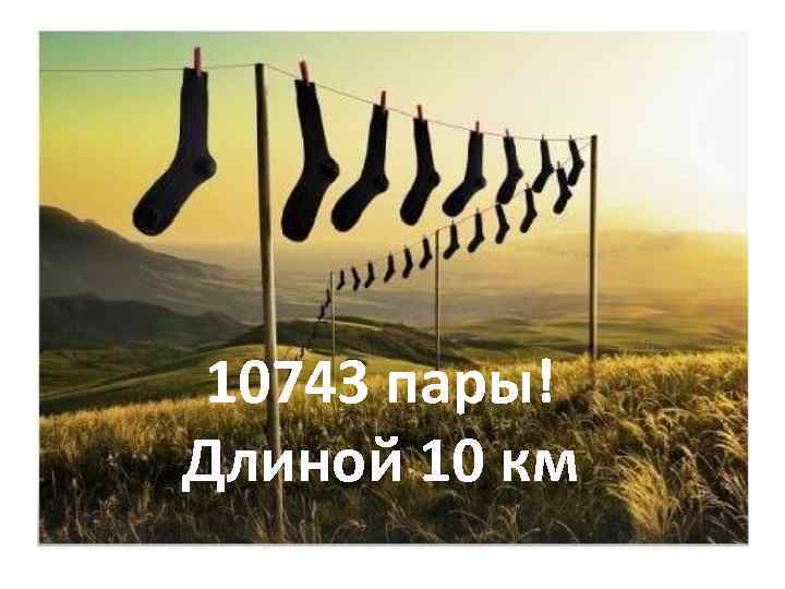 10743 пары! Длиной 10 км 