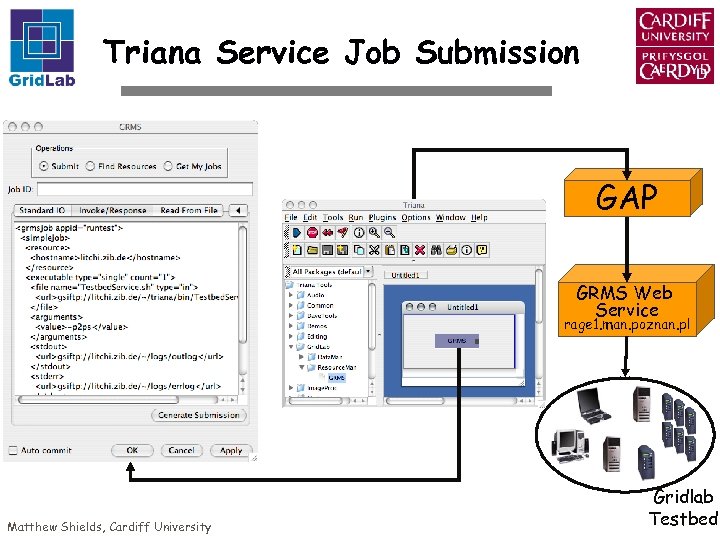 Triana Service Job Submission GAP GRMS Web Service rage 1. man. poznan. pl Matthew