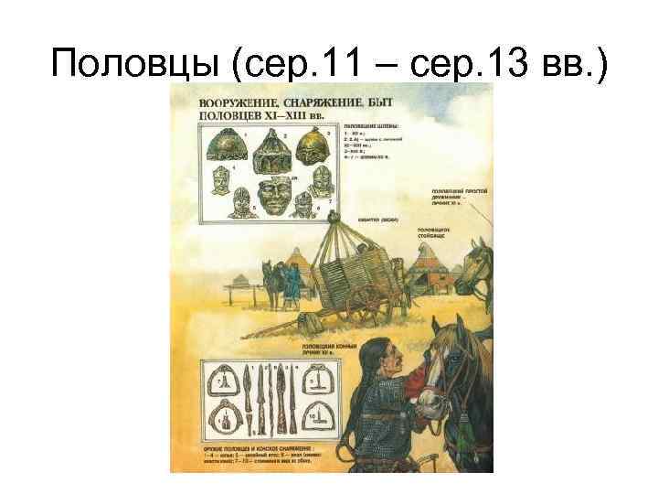 Половцы (сер. 11 – сер. 13 вв. ) 