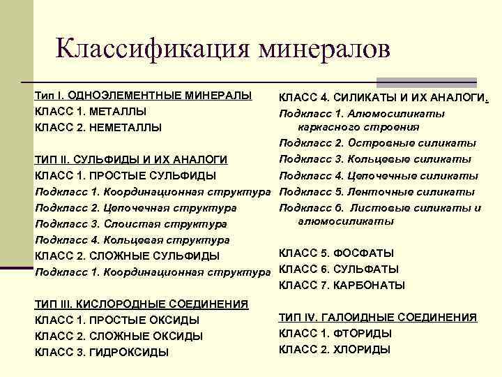 Классы минералов. Тип систематика минералов. Структура минералов классификация. Классификация класс подкласс группа Подгруппа. Классификация минералов типы классы подклассы.