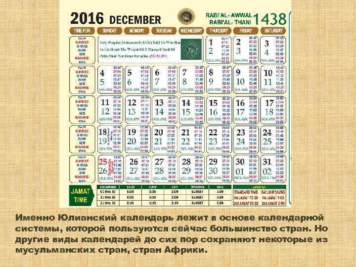 Какой календарь в россии григорианский. Юлианский календарь. Структура юлианского календаря.