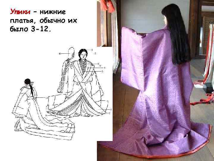 Утики – нижние платья, обычно их было 3 -12. 