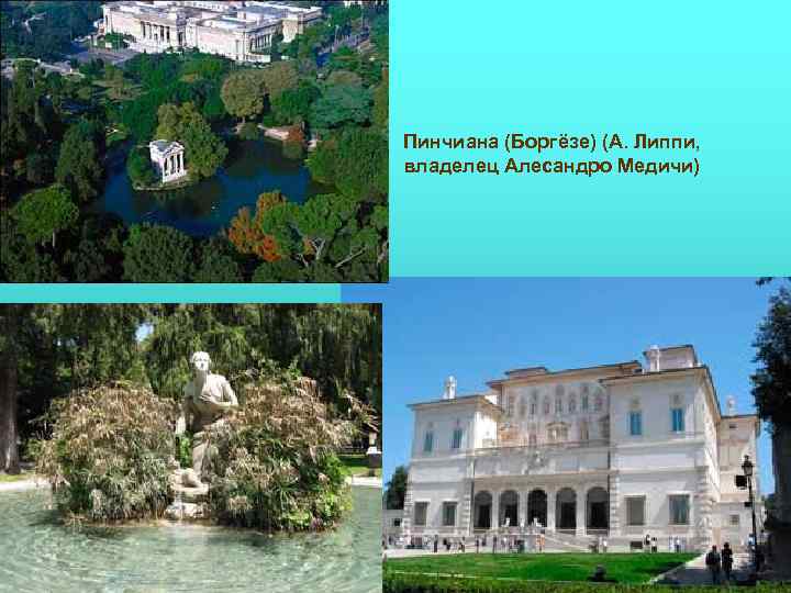 Пинчиана (Боргёзе) (А. Липпи, владелец Алесандро Медичи) 