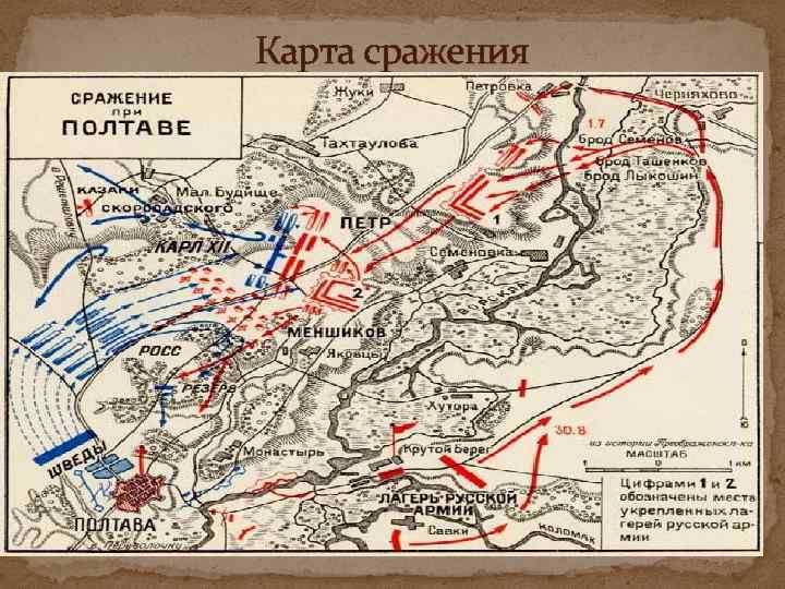 Карта сражения 