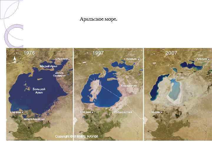 Аральское море. 