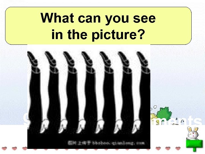 What can you see in the picture? gifts comments 