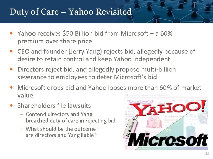 Click to edit – Yahoo Revisited Duty of Care Master title style • Yahoo