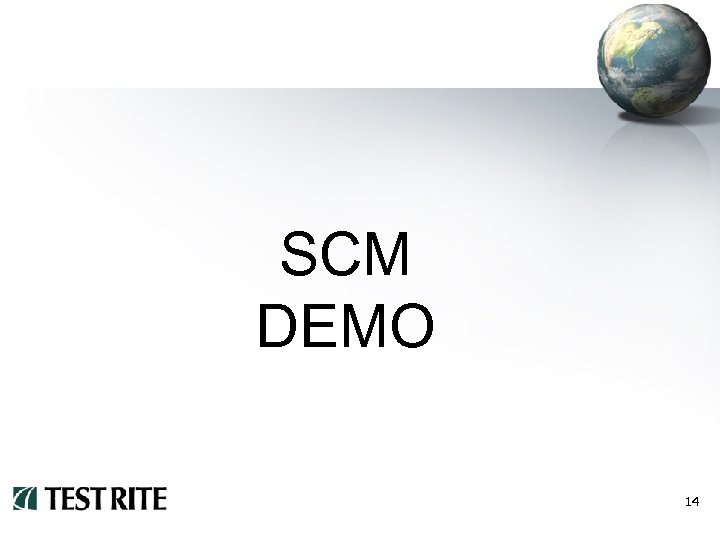 SCM DEMO 14 