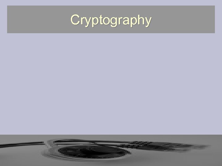 Cryptography 