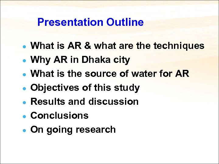 Presentation Outline ● ● ● ● What is AR & what are the techniques