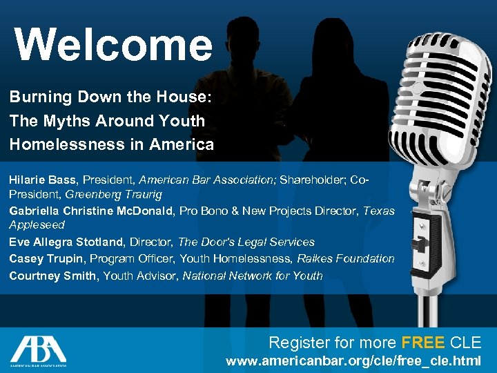 Welcome Burning Down the House: The Myths Around Youth Homelessness in America Hilarie Bass,