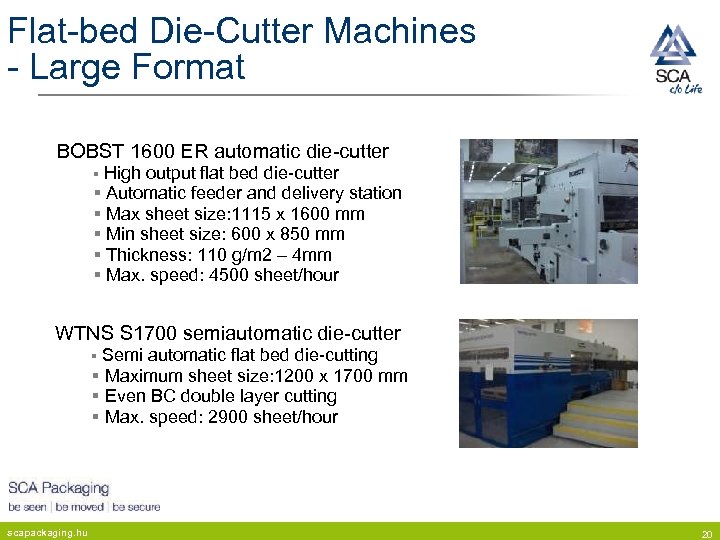 Flat-bed Die-Cutter Machines - Large Format BOBST 1600 ER automatic die-cutter § High output