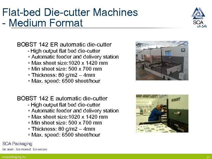 Flat-bed Die-cutter Machines - Medium Format BOBST 142 ER automatic die-cutter § High output