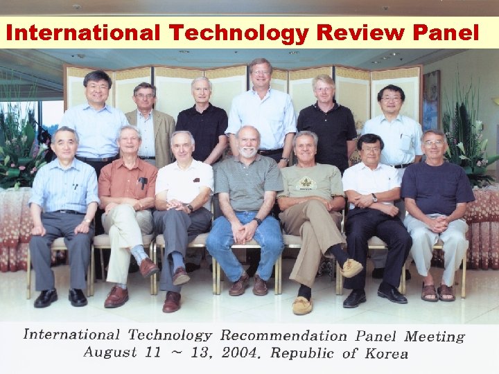 International Technology Review Panel 