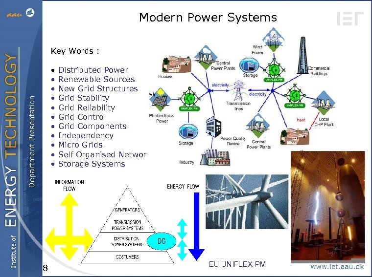 Modern Power Systems Key Words : Department Presentation • • • 8 Distributed Power