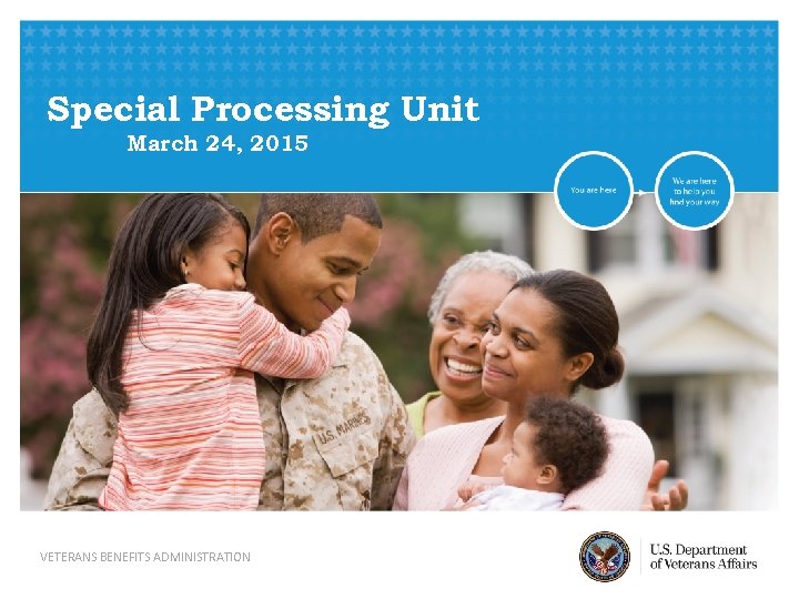 Special Processing Unit March 24, 2015 VETERANS BENEFITS ADMINISTRATION 