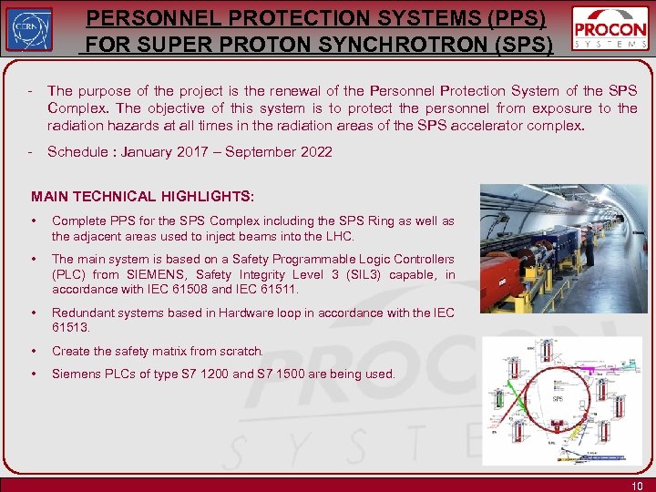 PERSONNEL PROTECTION SYSTEMS (PPS) FOR SUPER PROTON SYNCHROTRON (SPS) - The purpose of the