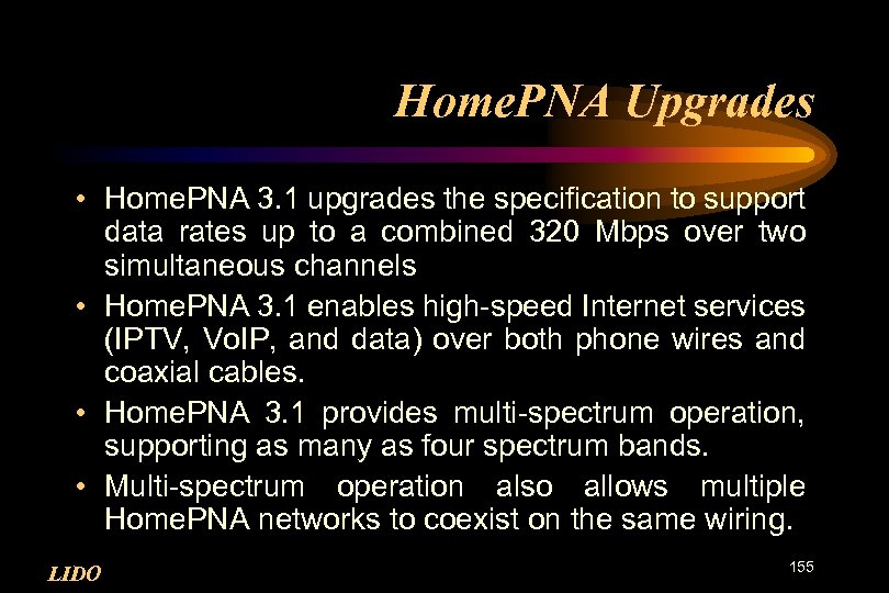 Home. PNA Upgrades • Home. PNA 3. 1 upgrades the specification to support data