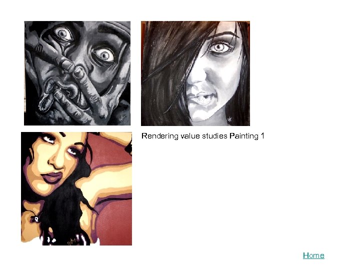 Rendering value studies Painting 1 Home 