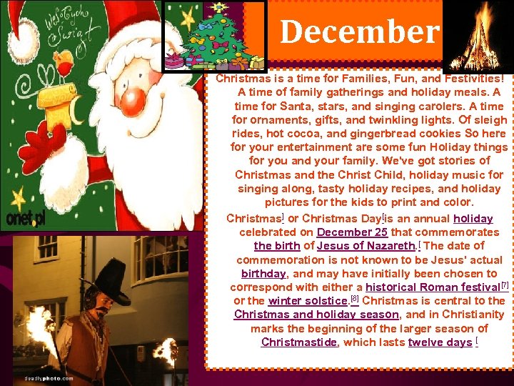 December Christmas is a time for Families, Fun, and Festivities! A time of family