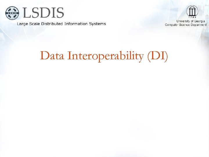 Data Interoperability (DI) 