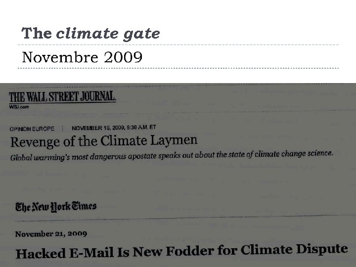 The climate gate 