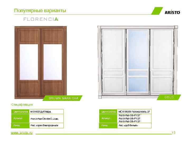 Популярные варианты GOLD BROWN MARA OAK Спецификация Цвет полотна М-01605 Дуб Мара Цвет полотна