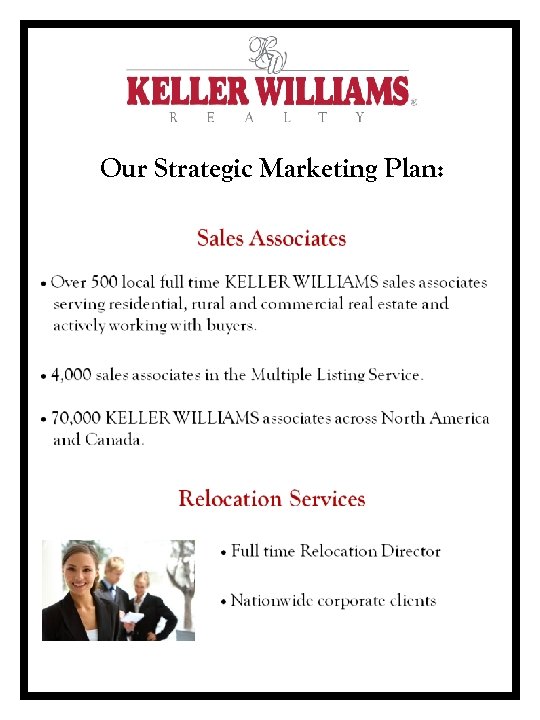 Our Strategic Marketing Plan: 